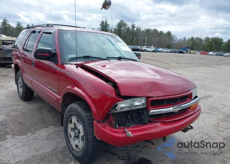 2002 Chevrolet Blazer Ls from USA, damaged, VIN 1GNDT13W32K236428